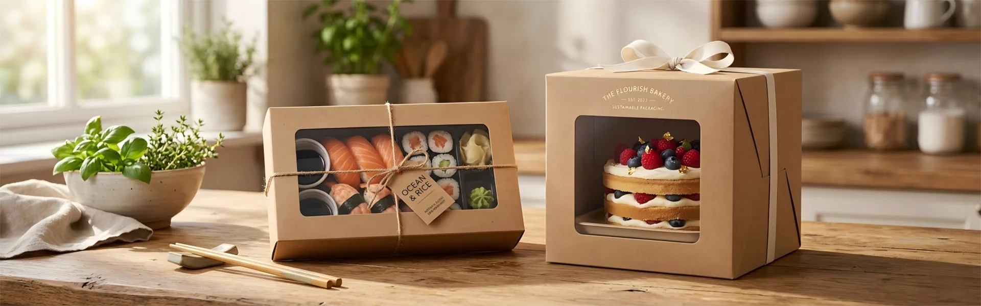 Biologisch afbreekbare pizzabox