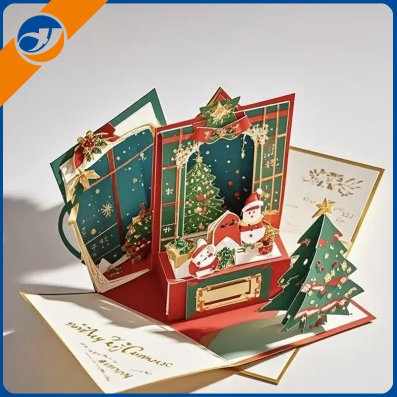 Kerst 3D Paper Card