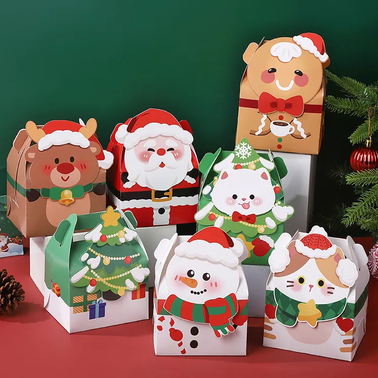 Kerstdecoratie geschenkdoos