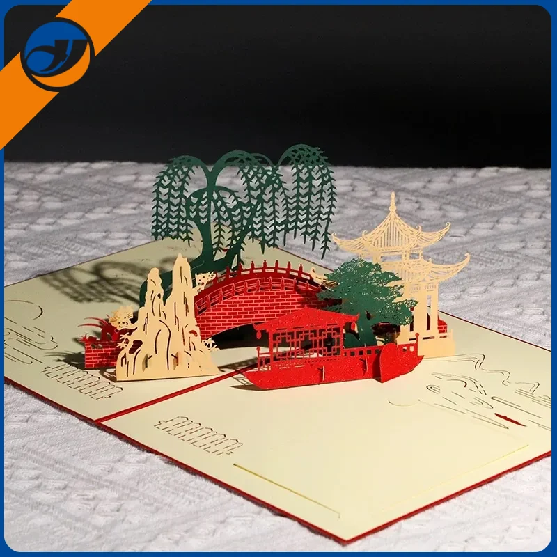 Creatieve 3D -papieren kaart
