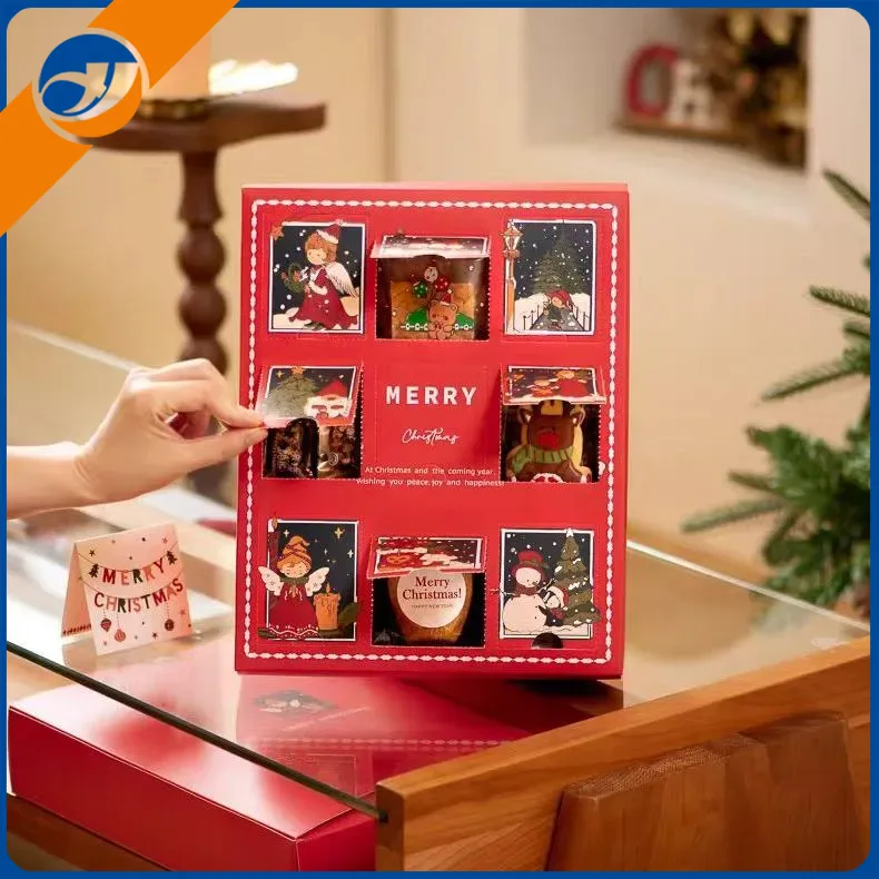 Papieren kerstcadeau blinde doos