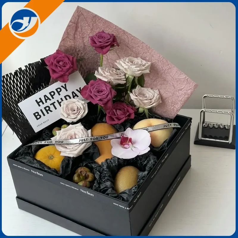 Stijlvolle fruit geschenkdoos